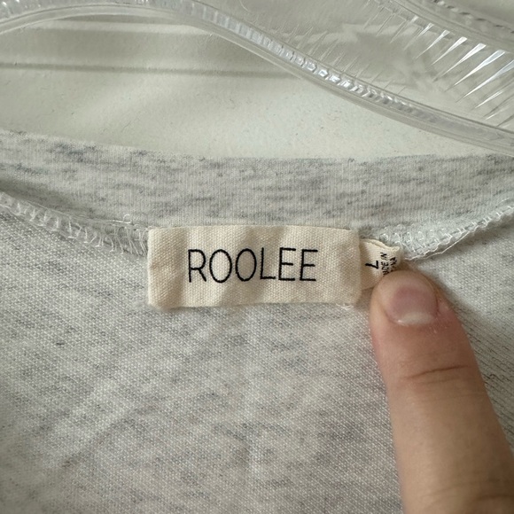 Roolee women’s gray knit jumpsuit. Soft and stretchy. Size L. Like new! - Picture 6 of 8